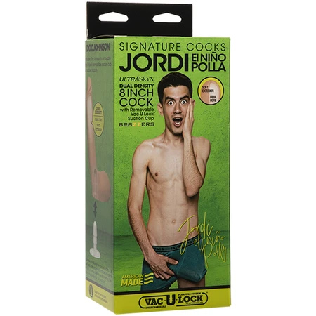 Dildo realista Jordi El Nino Polla 8 ULTRASKIN™ sa uklonjivom usisnom čašom