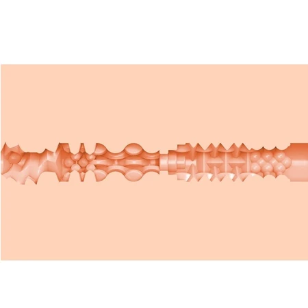 Masturbator Fleshlight Girls Emily Willis sa texturom Squirt, vagina