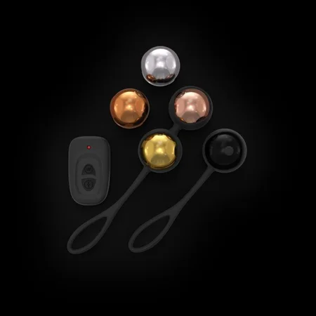 Dorcel Training Balls set vaginalnih kuglica sa pomerenim težištem i vibracijama