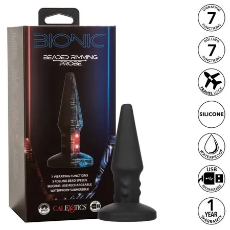 Analni čep sa masažom Bionic Beaded Rimming sonde
