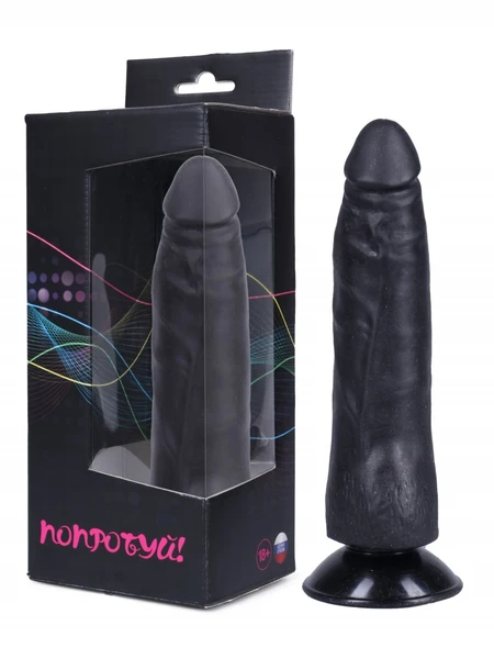 Dildo. na usisnoj čaši №3, crna