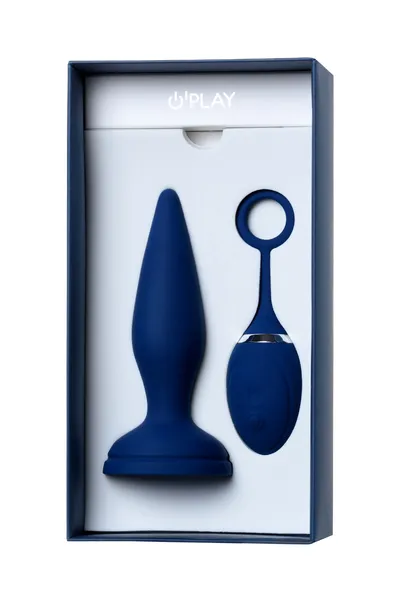 Analna vibracija'plai Unico sa daljinskim upravljačem, silikon, plava, 13,5 cm.