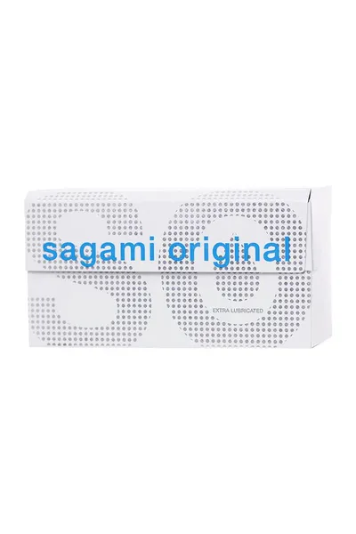 Sagami Original 002 Ektra lub kondomi, poliuretan, 12 kom