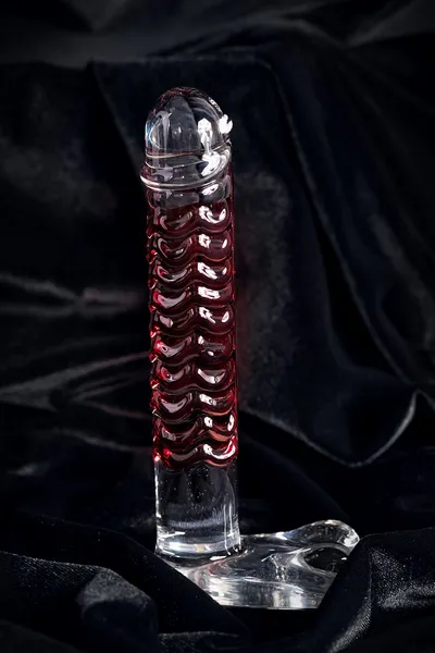 Nerealni Dildo Sekus Glass, staklo, prozirno, 16 cm (912023)