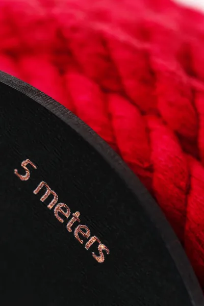 Pecado BDSM Shibari konopac, na kalemu, pamuk, crvena, 5m