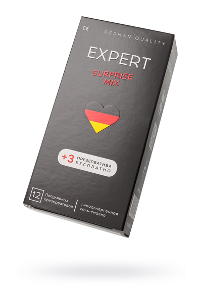 Ekpert Surprise Mik Germani kondomi 12pcs +(3 besplatno)., mix