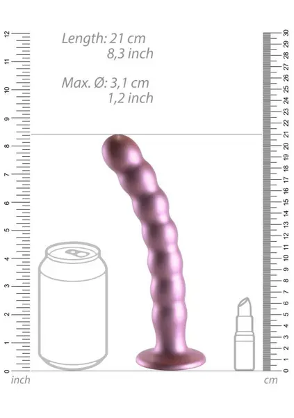 Analni čep Beaded G-Spot - 20,5 cm