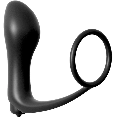 Ass-Gasm Cockring Vibrating plug Analni čep sa vibracijama sa erekcionim prstenom