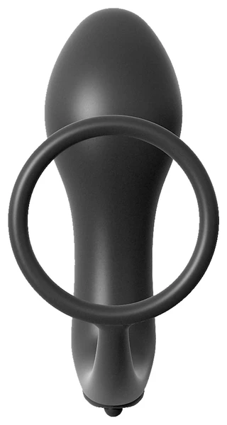 Ass-Gasm Cockring Vibrating plug Analni čep sa vibracijama sa erekcionim prstenom