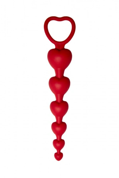 Analni lanac Love Beam, prečnik do 3,2 cm, dužina 19, boja bordo one size
