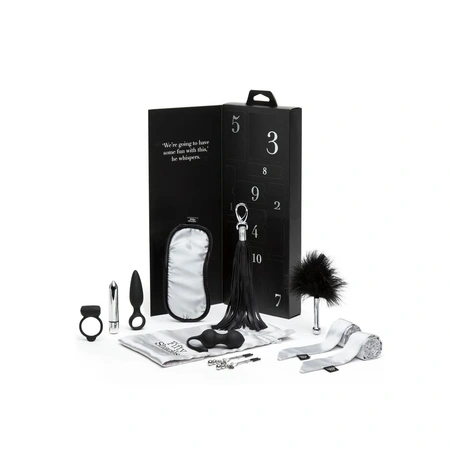 Set igračaka Fifti Shades of Grei Pleassure Overload 10 komada, Crna