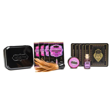 The Veekender Tin Can Raspberri Kiss komplet za putovanja i romantične susrete