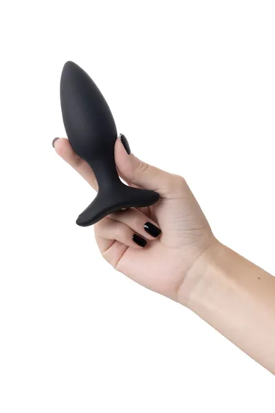 Analna čaura lovense Hush 2 (s), silikon, Crna, 12,1 cm