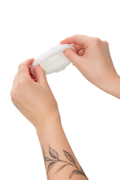 Set masturbatora nerealnih lovense Kraken, TPE, bela, 6,2 cm