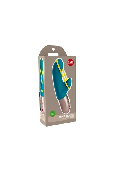 Fun Factori AMORINO Vibrator, silikon, cijan, 17 cm
