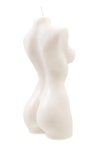 Unutrašnja sveća Pecado BDSM ženski torzo bela, 850 gr.