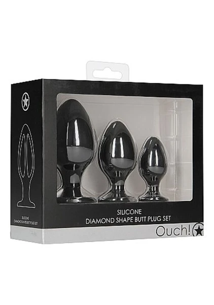 Diamond Shape Butt Plug set