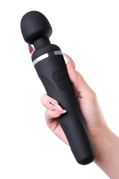 Lovense Domi 2 vibracioni masažer, silikon, Crna, 23,3 cm