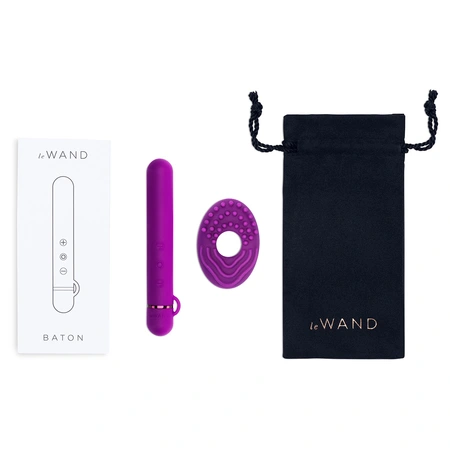 Luxuzni silikonski mini vibrator Le Vand Baton trešnja