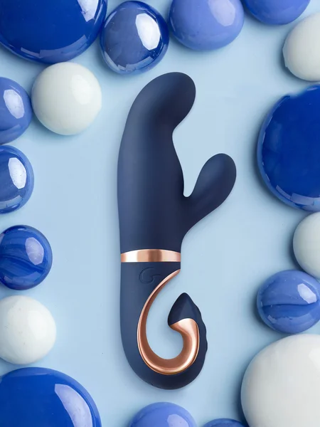 Gvibe Gentlei Caribbean Blue-zečji vibrator za stimulaciju G tačke i klitorisa sa 2 motora, 19. 9k4