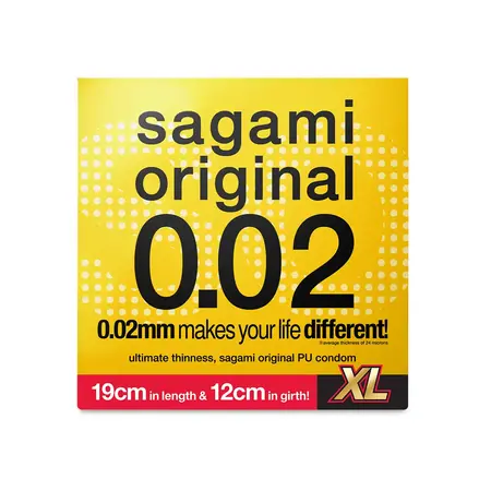 Kondomi Sagami Original 002 Ektra Large (XL), poliuretan, 1 kom.