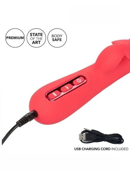 Višebrzinski vibromasažer zec sa funkcijom pulsirajući uticaj Throb Flutter