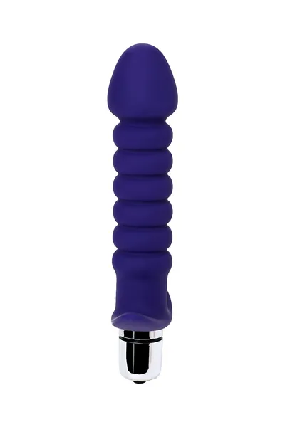 Analni vibrator stvari-trbušnjaci, ljubičasta, silikon, 14 cm