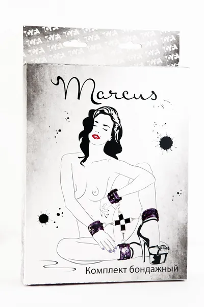 TOIFA Marcus čipkasti vezni komplet (kvačilo, lisice i okovi), roze