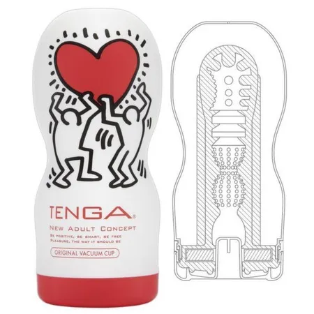 Masturbator Tenga Keith Haring Cup Deep Throat