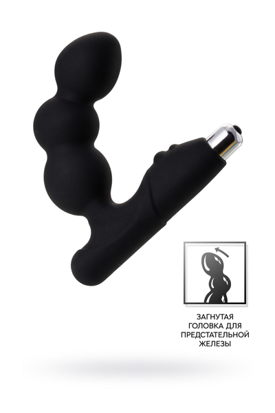 Erotist Fourth stimulator prostate, silikon, crni, 12,4 cm