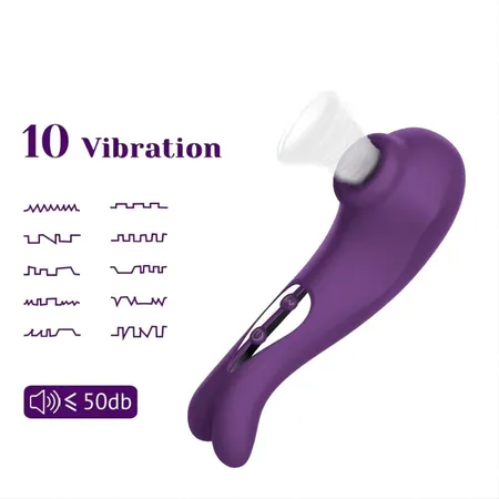 Clitoral Sucking Vibrator Cat vakuumski stimulator klitorisa ljubičasta