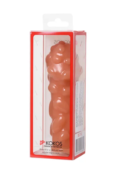 Kokos dodatak sa dodatnom stimulacijom, realan,TPE, telesni, 12.7 cm
