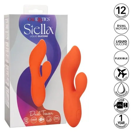 Stella Likuid Silicone Dual Teaser Vibrator