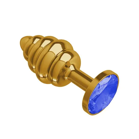 Analni rukav Gold Spiralni sa plavom malo staklom