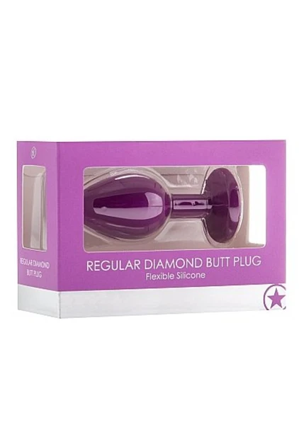 Diamond Butt Plug kristalni Analni čep (srednji)