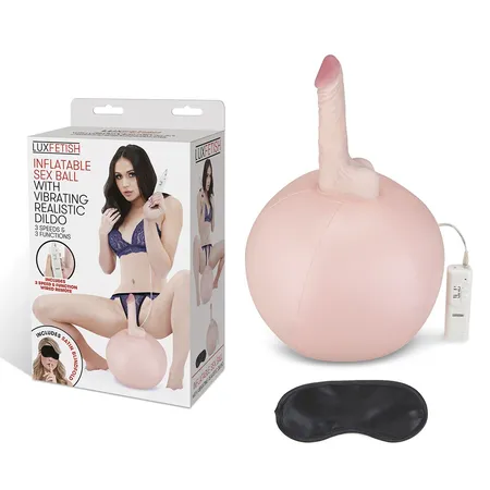 Lopta na naduvavanje sa realnim vibracionim masažerom