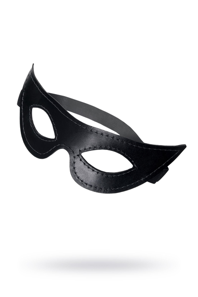 Pecado BDSM Maska, otvorena oštra, prirodna koža, crna
