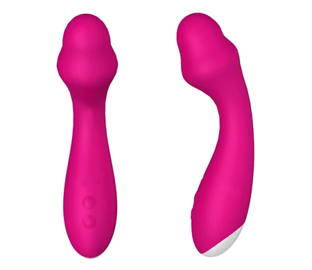 Vibracioni masažer sa stimulacijom g Eva tačke Pink