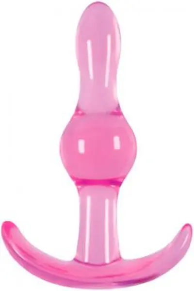 Analni čep Jelli Rancher T-plug Vave Pink glatka ružičasta 9.6 cm