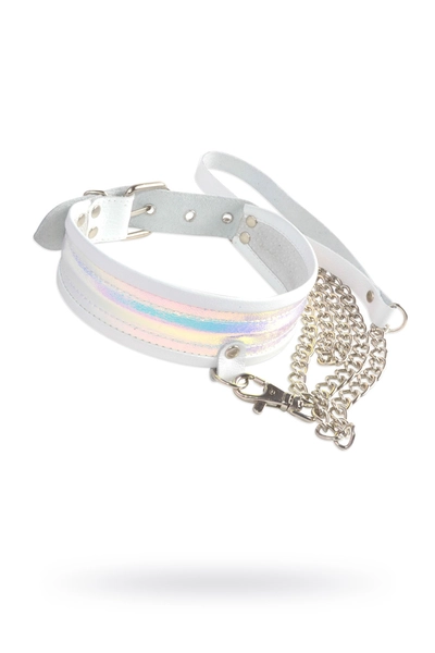 Sitabella ogrlica sa belim povodcem