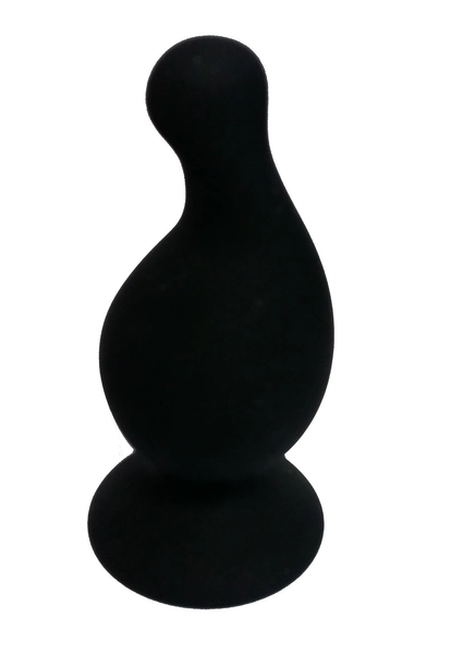 Analni čep na usisnoj čaši crni 10 cm