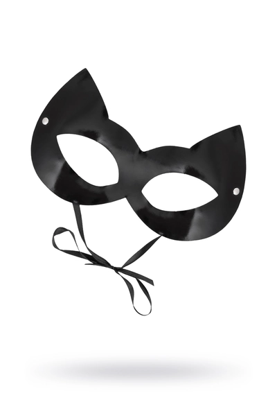 Maska mačka lakirana Crna