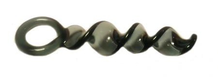 Analna čaura vijak staklo sa prstenom Crna 20 cm