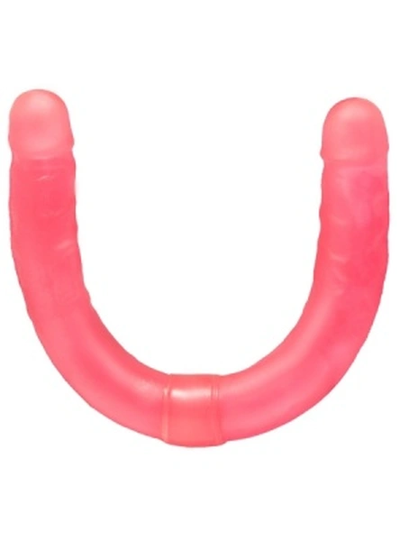 Dildo dvostruka ružičasta 44 cm