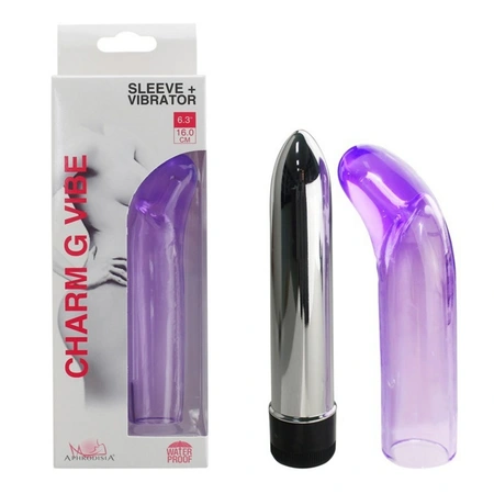 Mini vibrator Charm g vibe sa mlaznicom ljubičasta