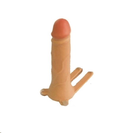 Falloproteza a-polimer pojasni šuplji telesni 18,5 cm