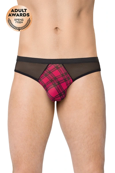 Muške gaćice sa kariranom umetnutom softline kolekcijom crne M / L