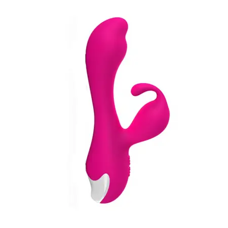 Vibracioni masažer sa klitoralnom stimulacijom brzine Parrot Pink