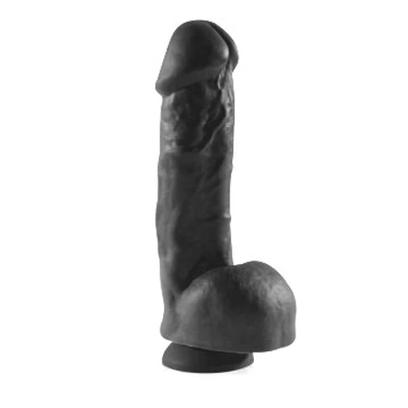 Real Tois dildo sa skrotumom na usisnoj čaši od 17 cm