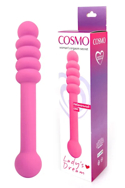 Dildo dvostrani Cosmo roze 20 cm